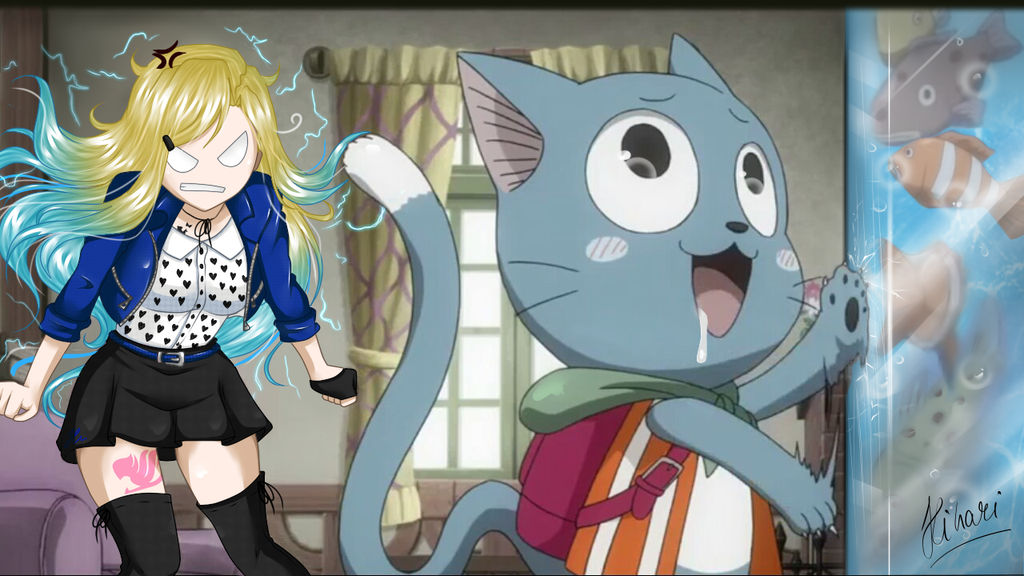 |Fairy Tail Edit| Hikari with Happy #1