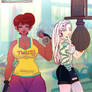 Robin and Lotus oc ( Workout story)