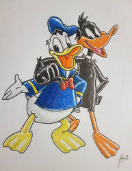 Donald Duck and Daffy Duck