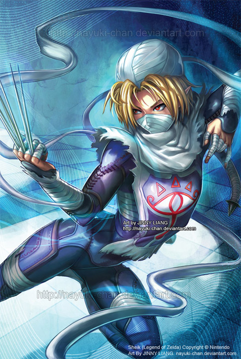 Sheik - Legend of Zelda by nayuki-chan