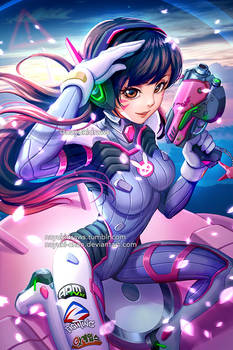 Overwatch - D.Va by nayuki-chan