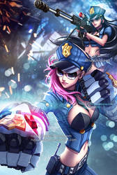 Officer Vi and Caitlyn - League of Legends
