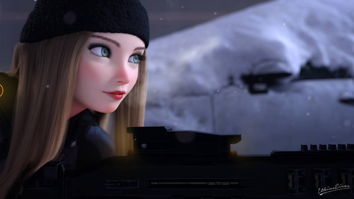 Snow Bunny by IthiusEiros on DeviantArt