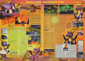 German Spyro 2 magazine article