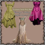 Vintage dresses by AngelMoon17