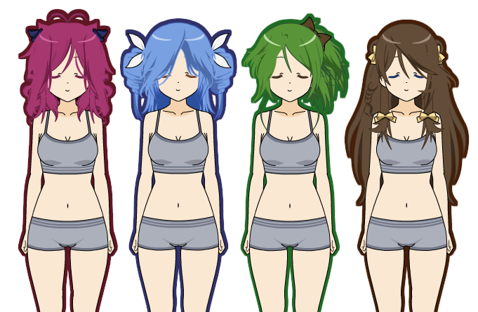 Random Hairstyles #1] Hair Crazy Color by MagicalTsukimaru on DeviantArt