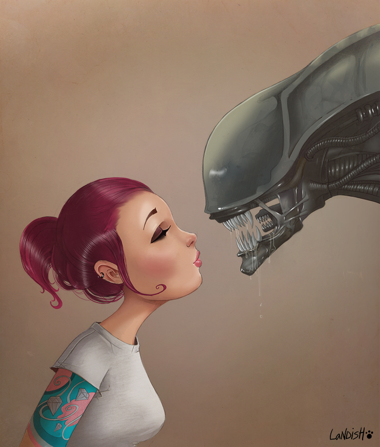 Alien Valentines Day