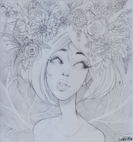 Flowers on the Head sketch