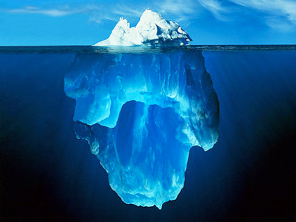 an entire iceberg