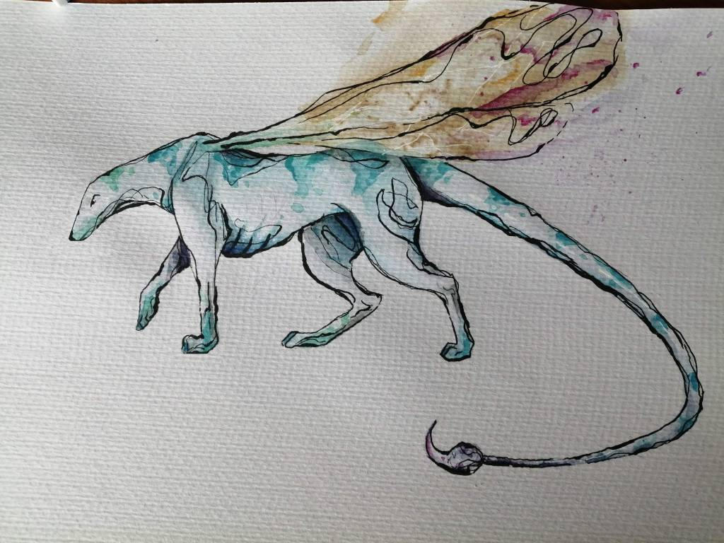 Draw Flying Creature Flying Creature by Frielder98 on DeviantArt
