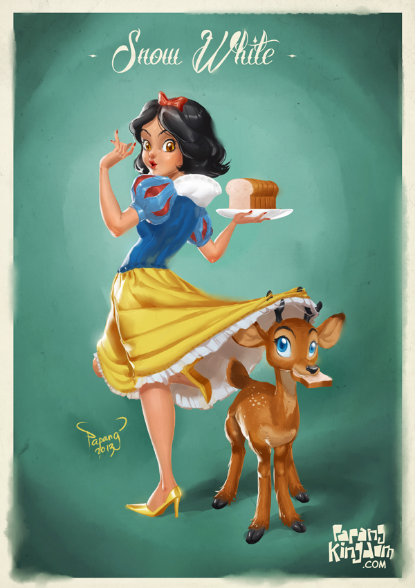 Snow White Pin Up Girl