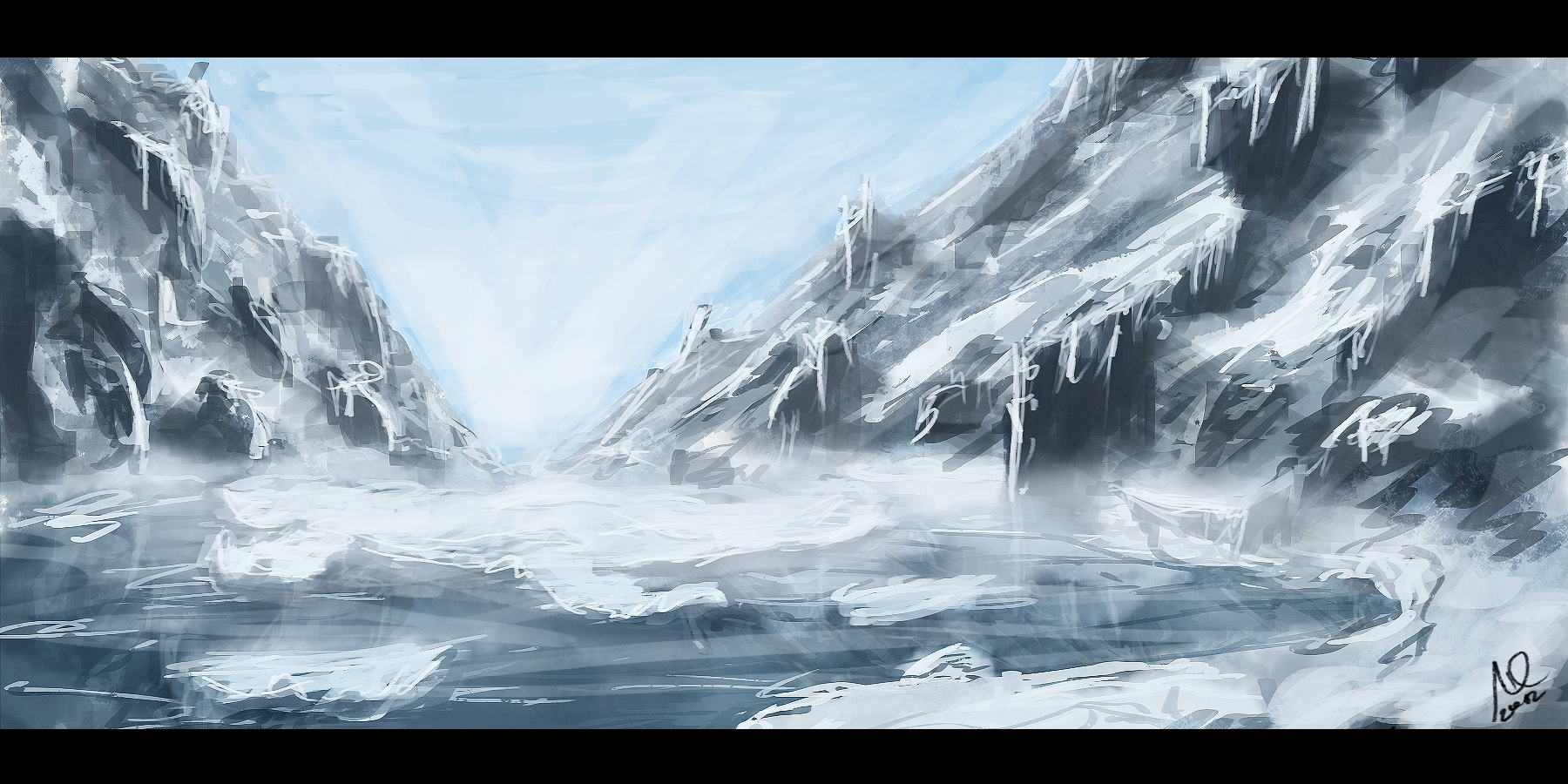 Mountains speedpaint