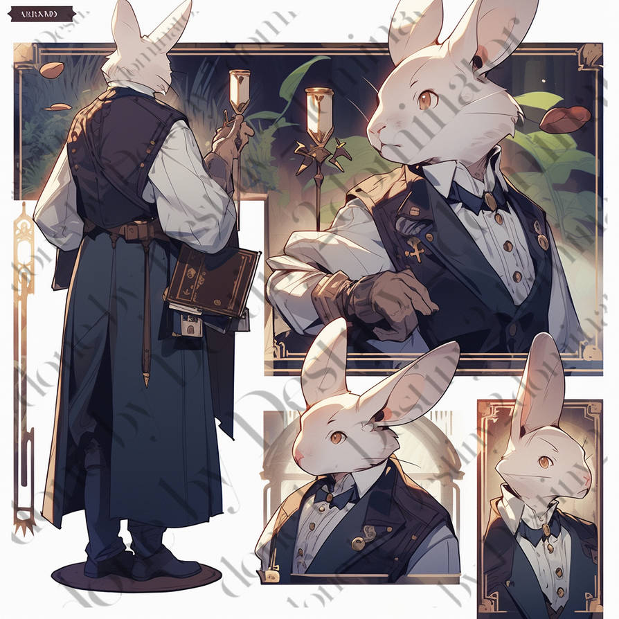 White Rabbit Oc Alice in Wonderland Adopt- White Rabbit by Destiny2Dominator on DeviantArt