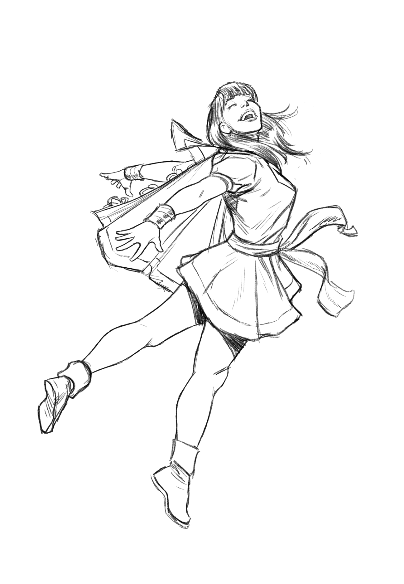 Mary Marvel sketch