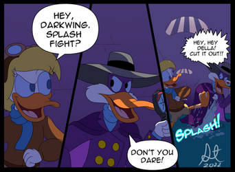 Della and Darkwing: Splash Fight