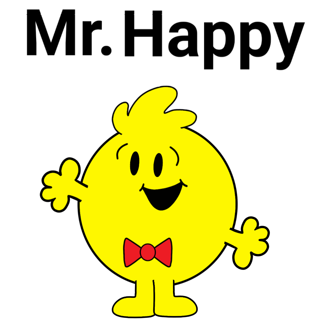 Mr. Happy (2024 Style) by EleniPokamon on DeviantArt