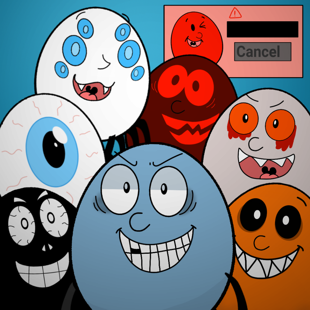 Flumpty Clones (Onaf 2025 Fanart) by EleniPokamon on DeviantArt