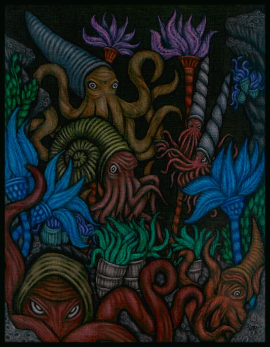 A Congregation of Cephalopods by tekelili