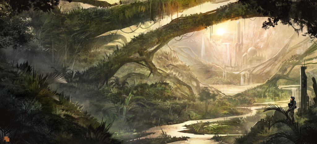 Forest by FlorentLlamas on DeviantArt