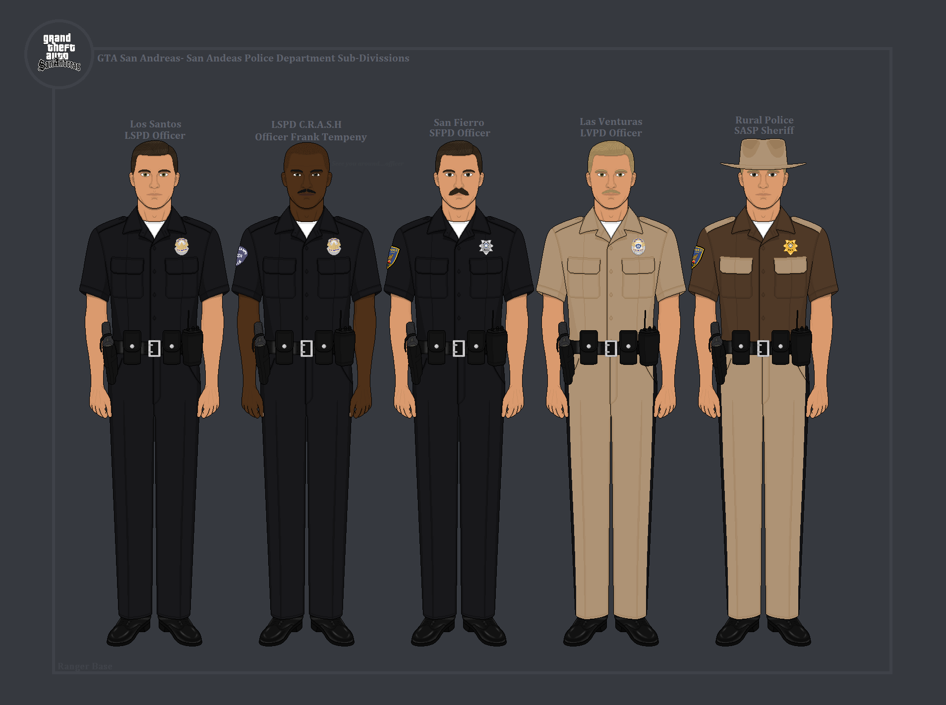 GTA SA Police Departments by MRMS2 on DeviantArt