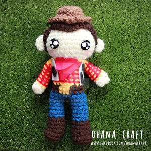 Toy Story Woody crochet doll