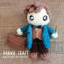 Fantastic Beasts Newt Scamander crochet doll