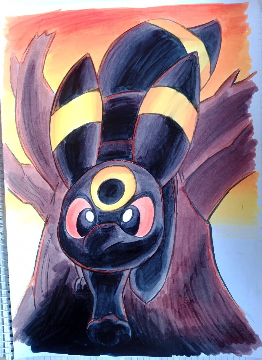 Red Ringed Umbreon Umbreon by Linda-98 on DeviantArt