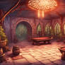 Interior Of Elven Bathhouse