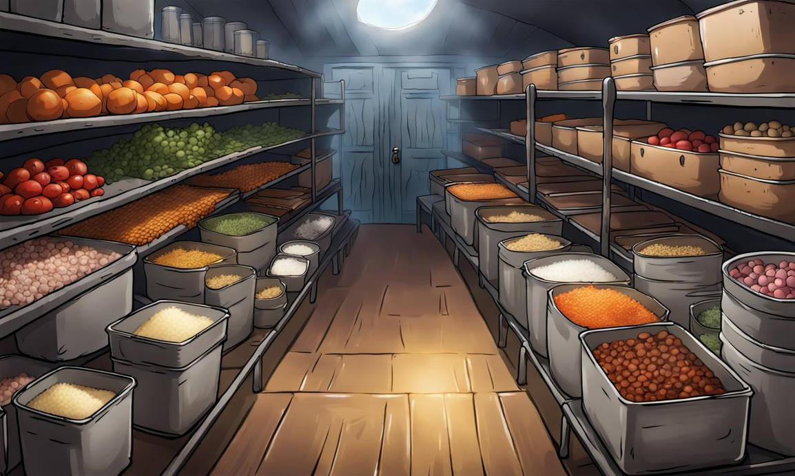 Prepping Food Storage For Winter To Be Stored In T by elfdame on DeviantArt