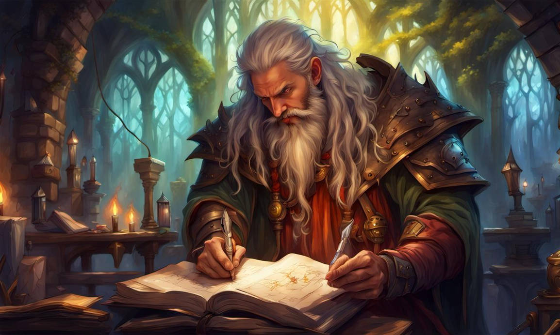 Fantasy Magical Study by elfdame on DeviantArt