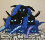 Loafs Princess Luna and Nightmare Moon by AllunaCraft