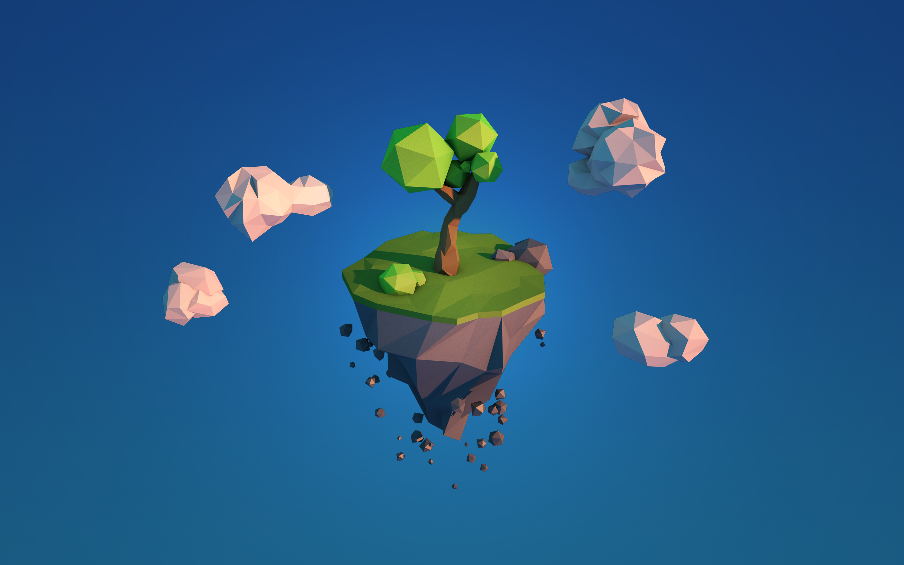 Floating Island Wallpaper