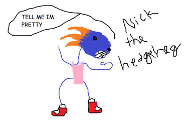 Nick The Hedgehog By Hedgehogslayer69-d7x1vvh