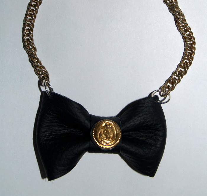 nautical bow necklace