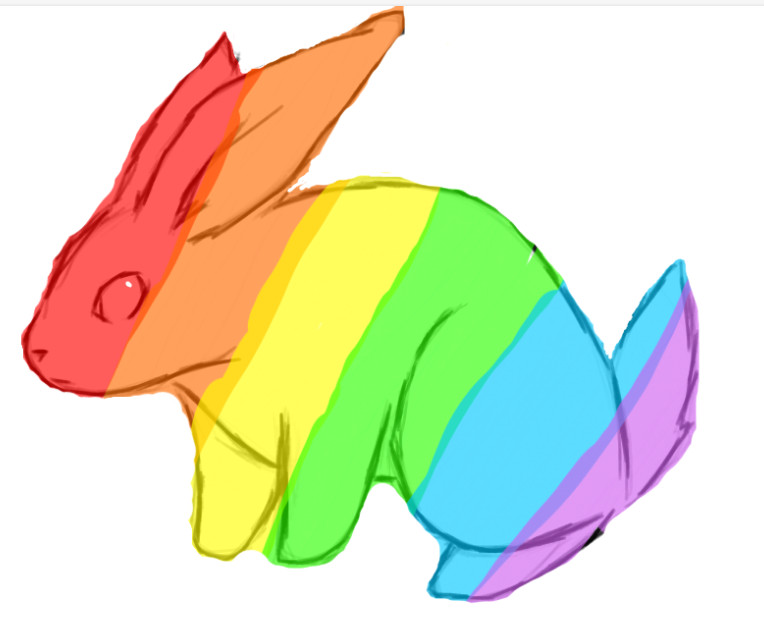 Rainbow Bunny