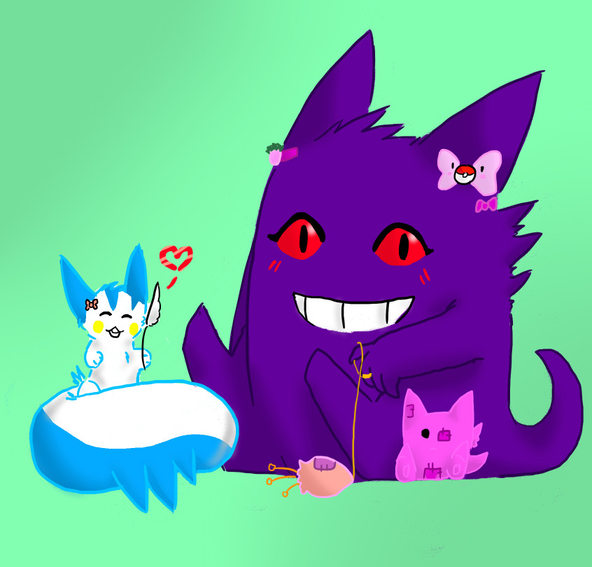 Pachi and Gengar