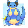 Nidoqueen and Joltik