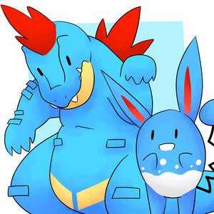 Feraligatr and Azumarill