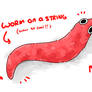 Worm on a String