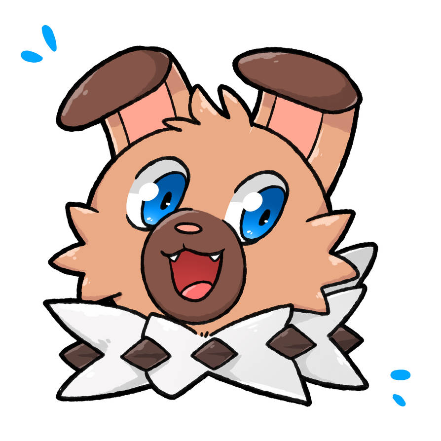 Human Rfockruff Rockruff Head by LexisSketches on DeviantArt