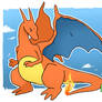 Charizard and Chikorita