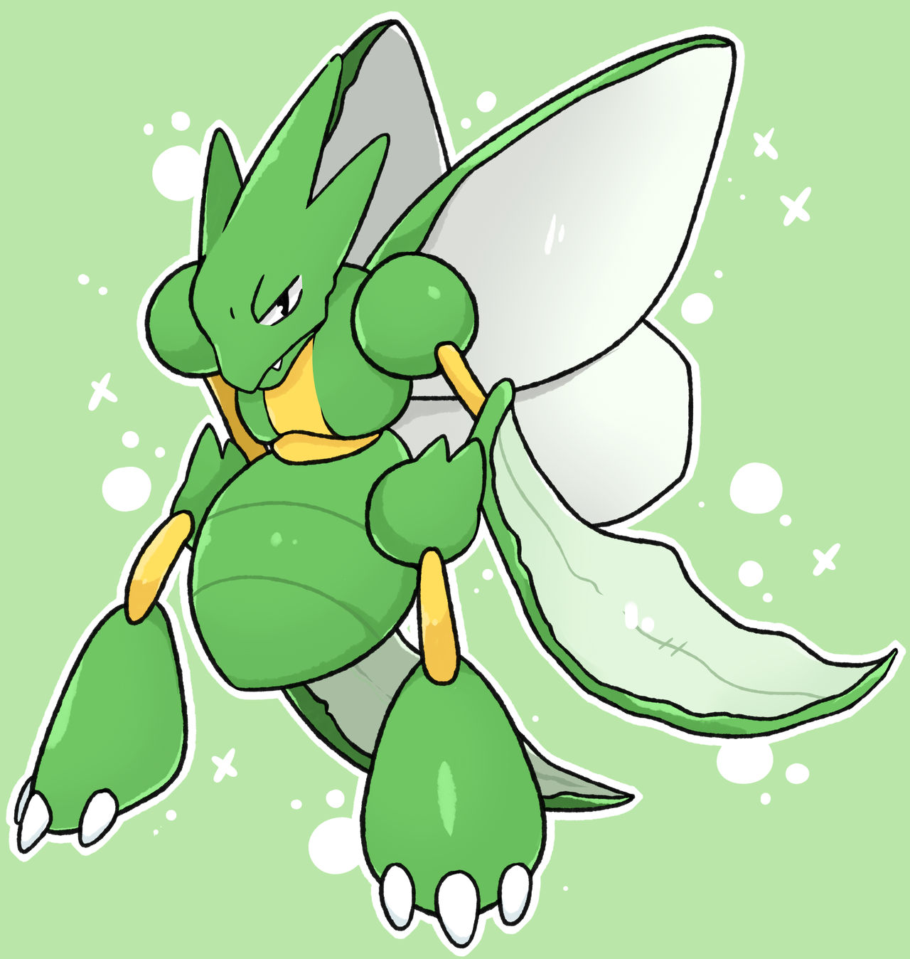 Scyther by LexisSketches on DeviantArt