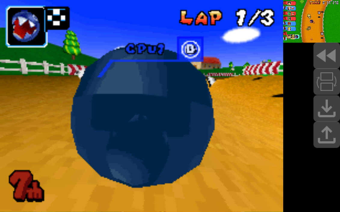 Mario Kart DS Chain Chomp Beta Item by Brobromelon on DeviantArt