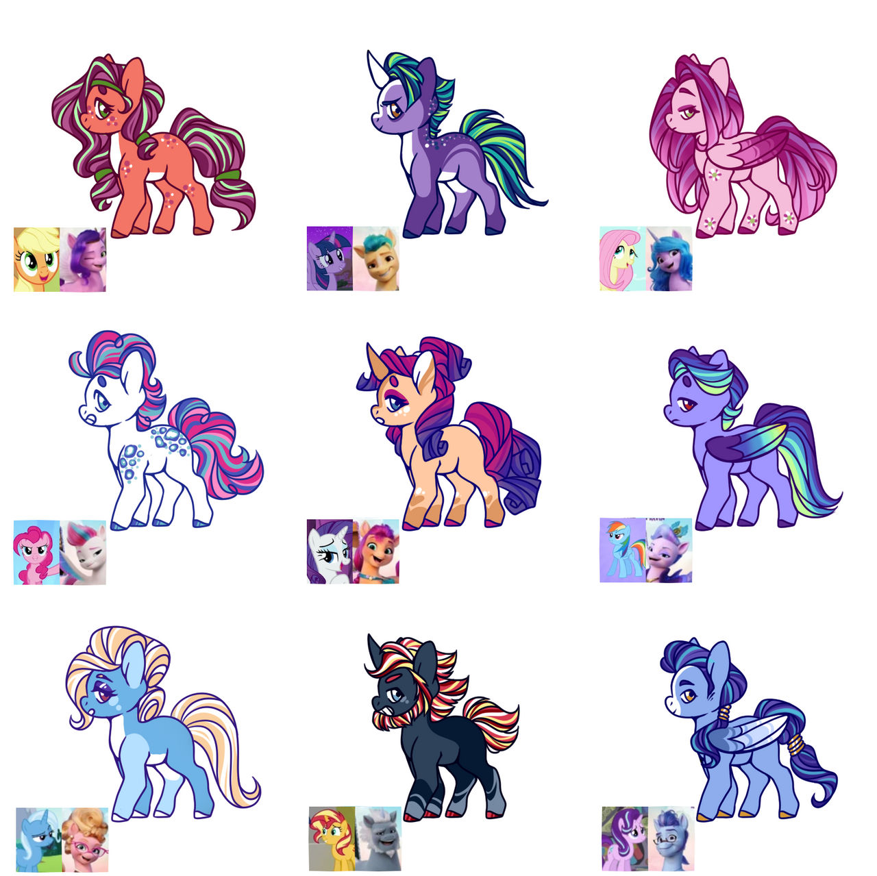 MLP M6xNG ADOPTS by NemDrawsAdopts on DeviantArt