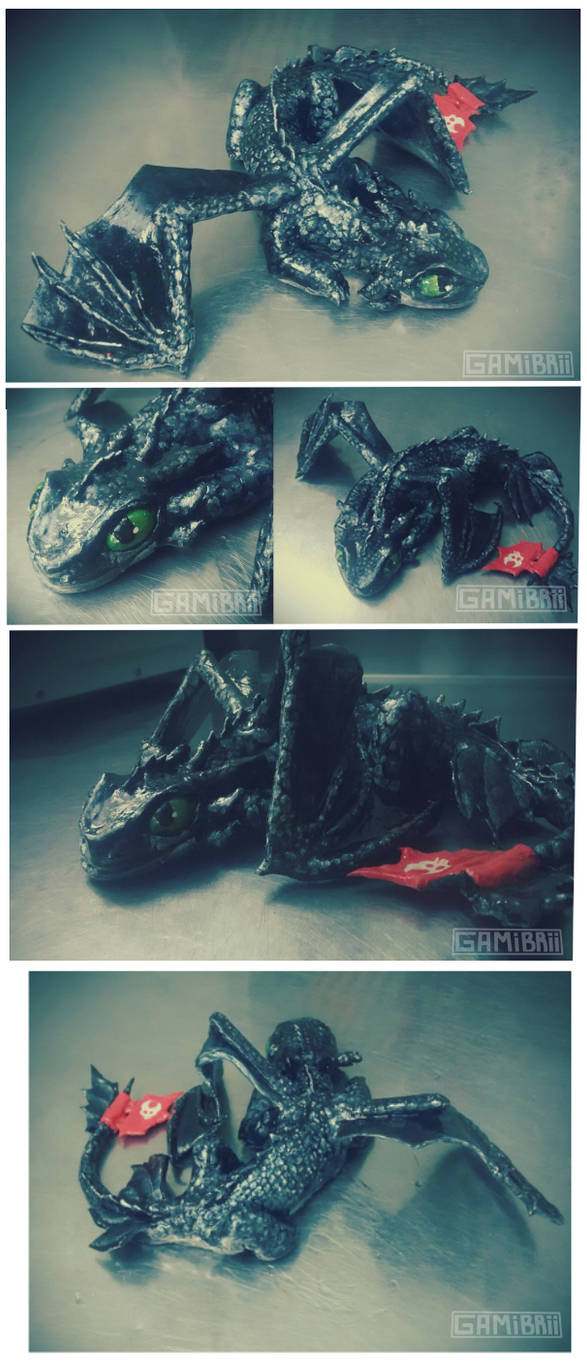 Toothless Sculpture by Gamibrii on DeviantArt