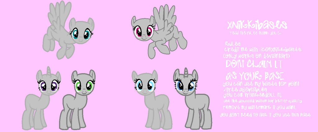 MLP Pony Base #025 So thats the fourth wall by xNikkiBases on DeviantArt
