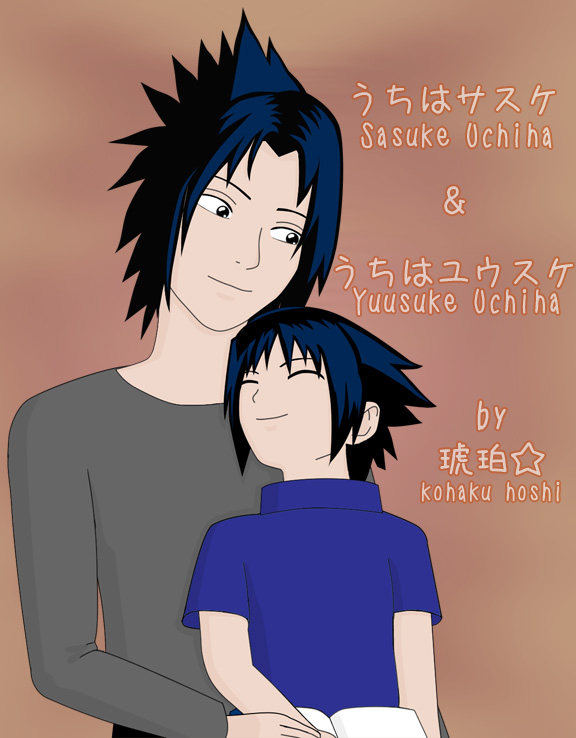 Storytime Sasuke and son by naruto-rp-n-oc on DeviantArt