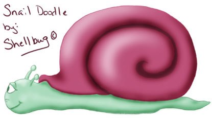 snail doodle