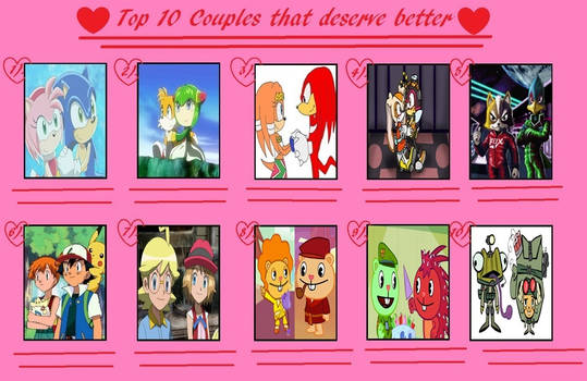 Top 10 Couples That Deserve Better