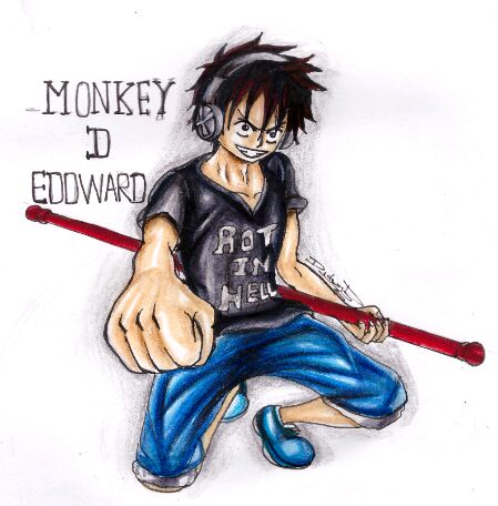 Monkey D. Eddward 15 yrOld by DidierFelipe